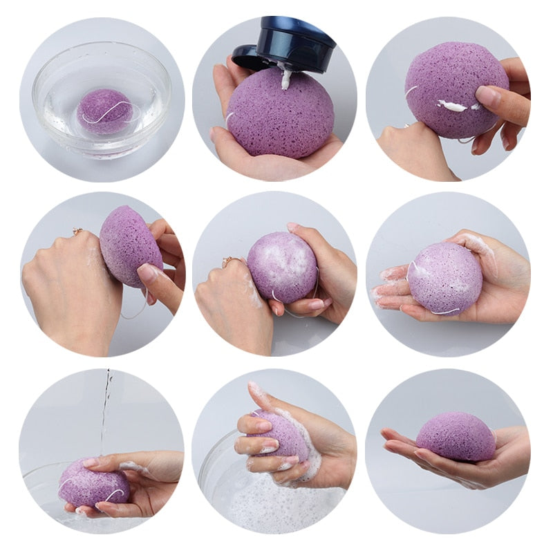 Brainbow Konjac Sponge Beauty Essentials 100% Natural